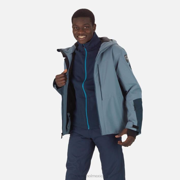 hombres Rossignol chaqueta de esquí funcional HPXL118 tapas gris azulado