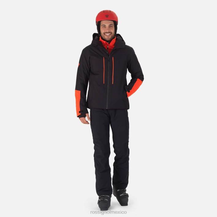 hombres Rossignol chaqueta de esquí funcional HPXL164 tapas negro carbón