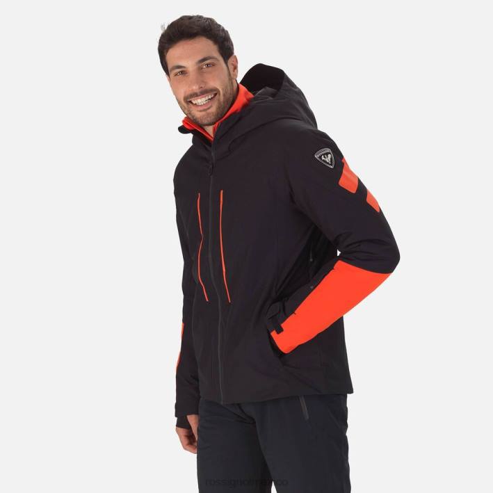 hombres Rossignol chaqueta de esquí funcional HPXL164 tapas negro carbón