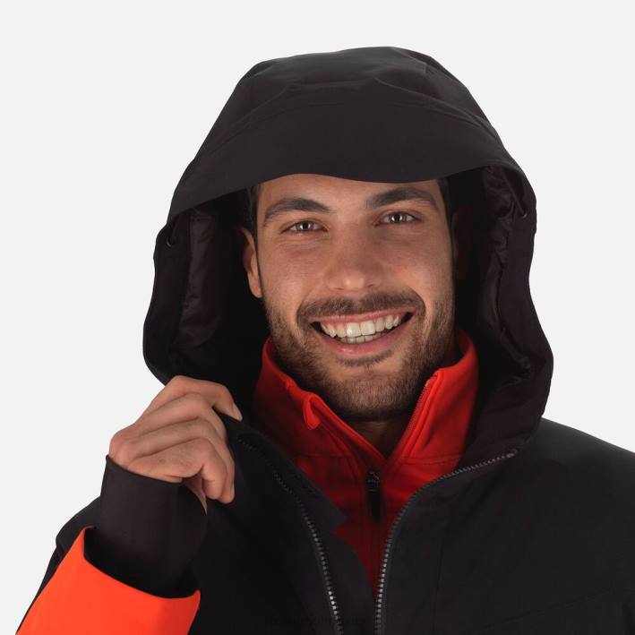 hombres Rossignol chaqueta de esquí funcional HPXL164 tapas negro carbón