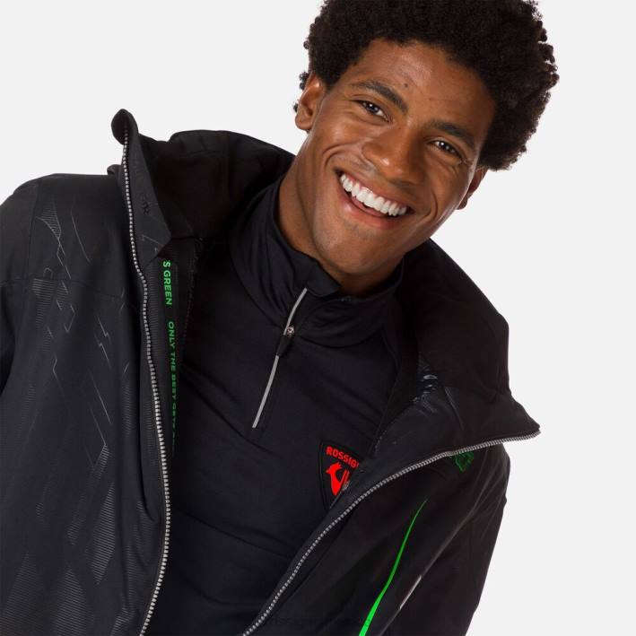 hombres Rossignol chaqueta de esquí héroe HPXL679 tapas negro