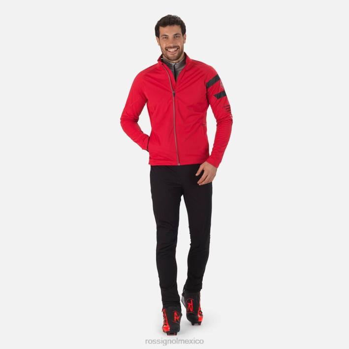 hombres Rossignol chaqueta de esquí nórdico poursuite HPXL124 tapas deportivorojo