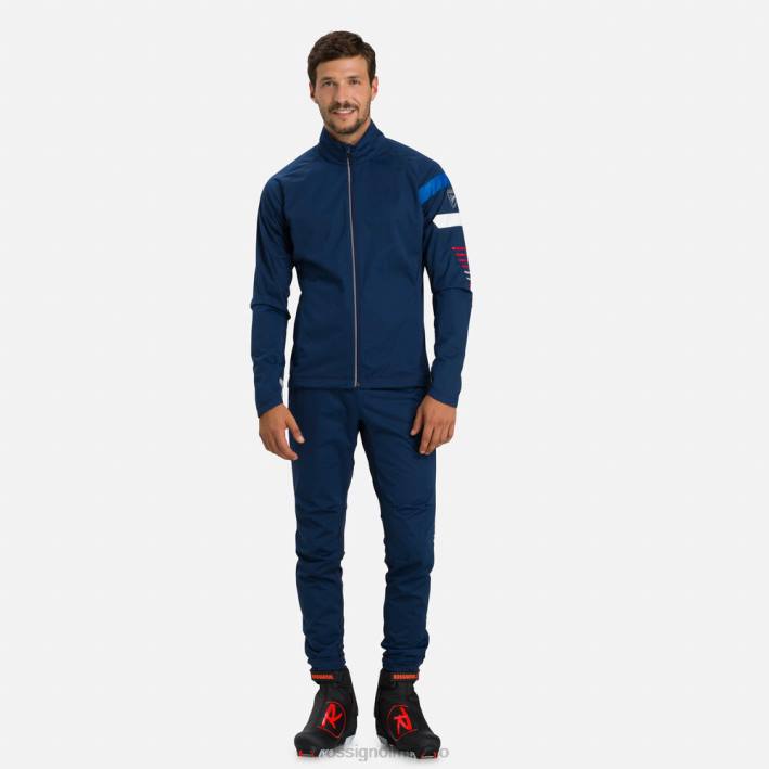 hombres Rossignol chaqueta de esquí nórdico poursuite HPXL147 tapas azul marino oscuro