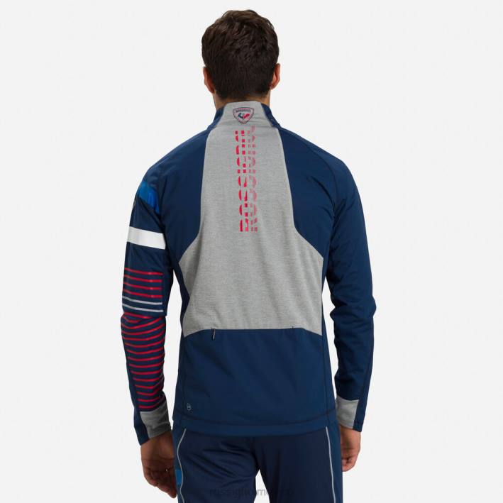 hombres Rossignol chaqueta de esquí nórdico poursuite HPXL147 tapas azul marino oscuro
