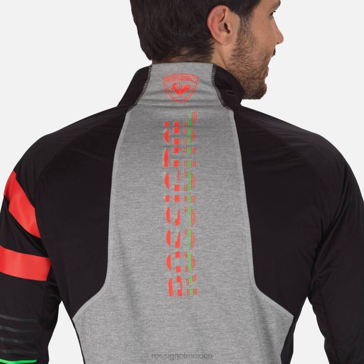 hombres Rossignol chaqueta de esquí nórdico poursuite HPXL92 tapas negro carbón