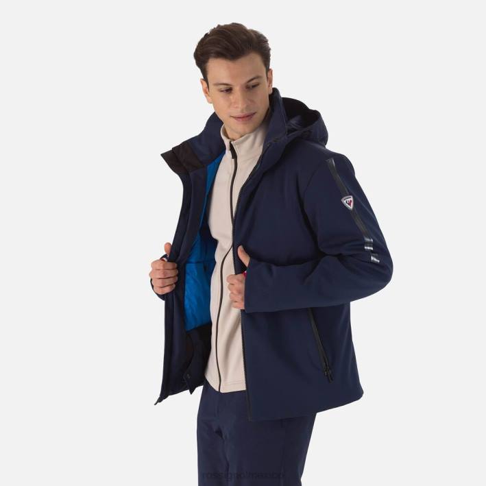 hombres Rossignol chaqueta de esquí plana softshell HPXL567 tapas azul marino oscuro