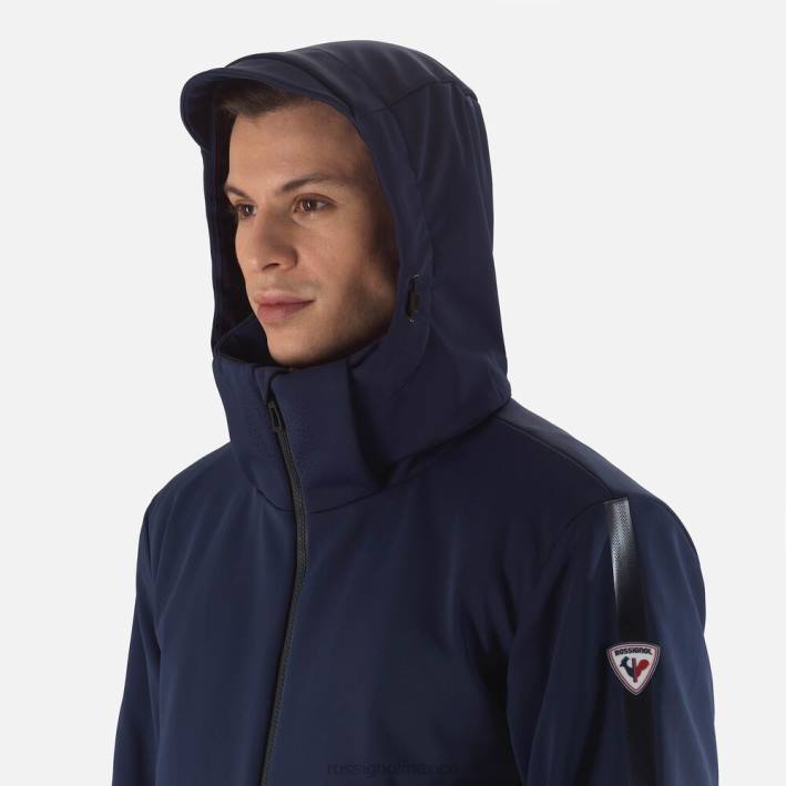 hombres Rossignol chaqueta de esquí plana softshell HPXL567 tapas azul marino oscuro