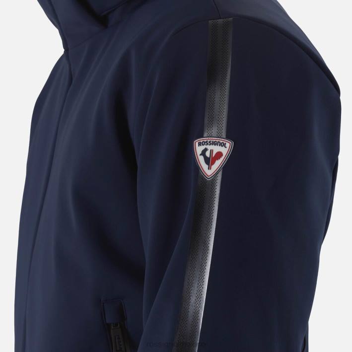 hombres Rossignol chaqueta de esquí plana softshell HPXL567 tapas azul marino oscuro
