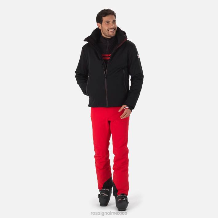 hombres Rossignol chaqueta de esquí plana softshell HPXL636 tapas negro