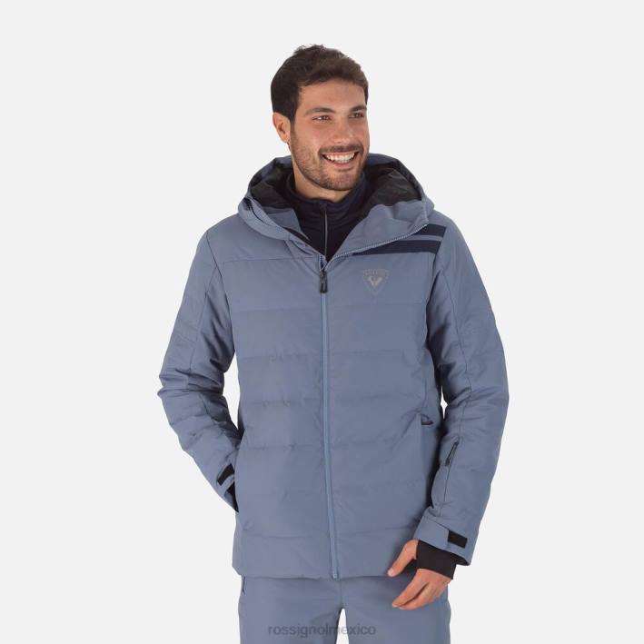 hombres Rossignol chaqueta de esquí rápida HPXL138 tapas gris azulado