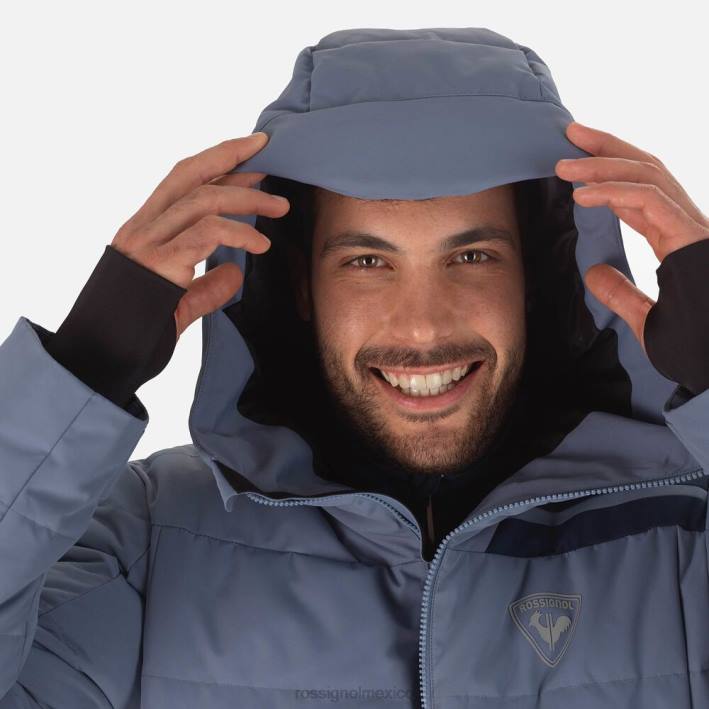 hombres Rossignol chaqueta de esquí rápida HPXL138 tapas gris azulado