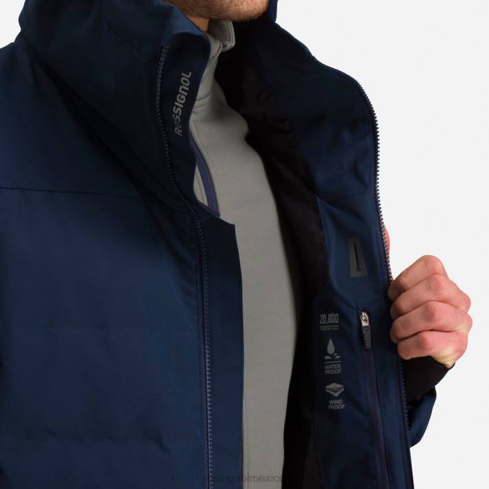 hombres Rossignol chaqueta de esquí rápida HPXL161 tapas azul marino oscuro