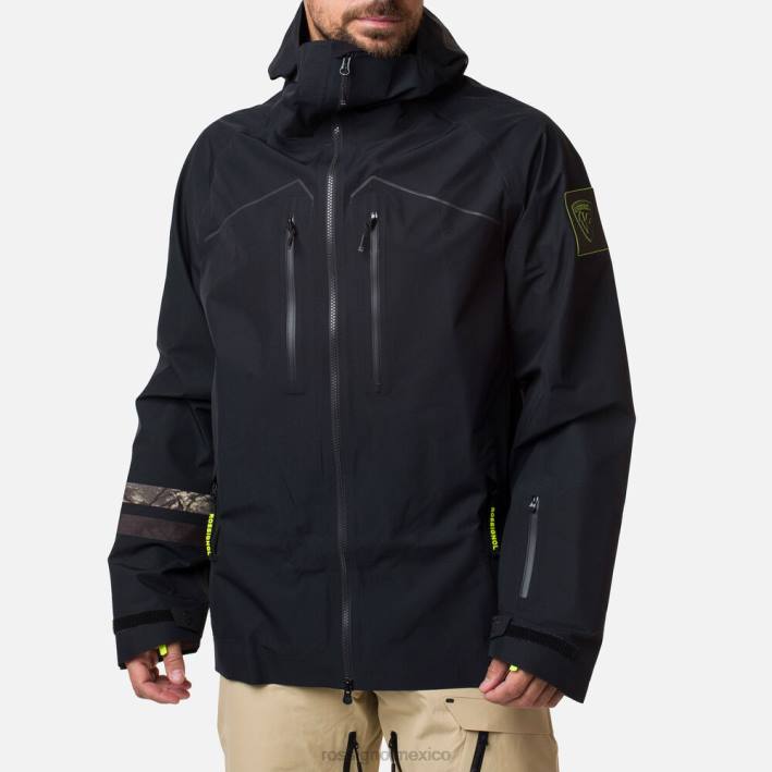 hombres Rossignol chaqueta de esquí/snowboard atelier s ride free HPXL650 tapas negro
