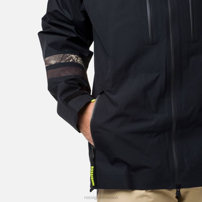 hombres Rossignol chaqueta de esquí/snowboard atelier s ride free HPXL650 tapas negro