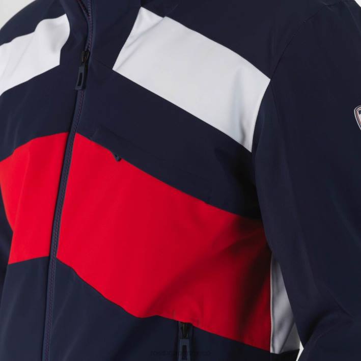 hombres Rossignol reaccionar chaqueta de esquí de merino HPXL181 tapas azul marino oscuro