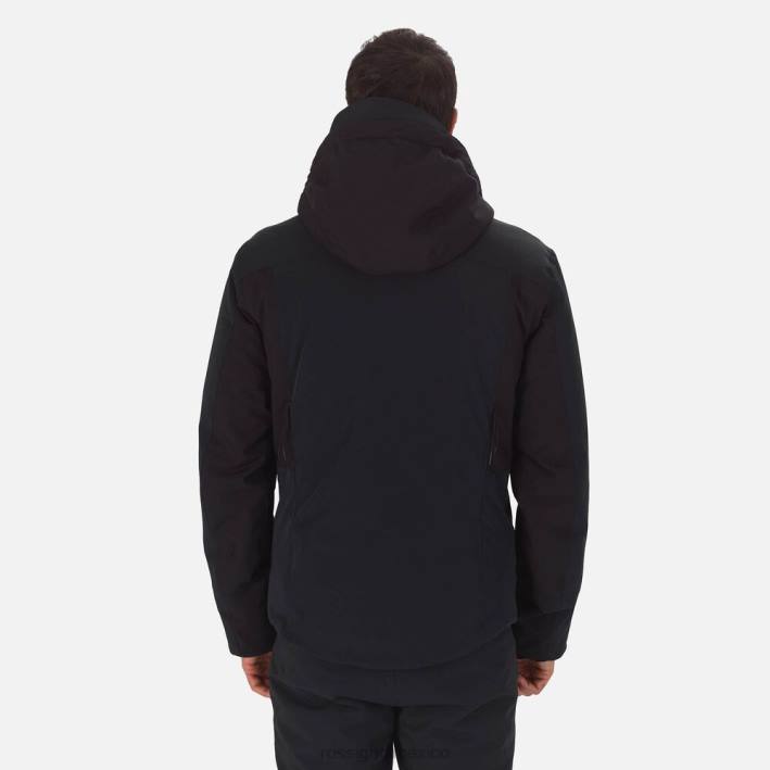 hombres Rossignol reaccionar chaqueta de esquí de merino HPXL599 tapas negro