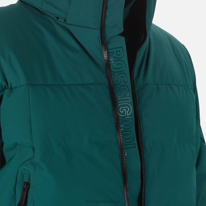 hombres Rossignol salir de la chaqueta de esquí HPXL403 tapas verde azulado