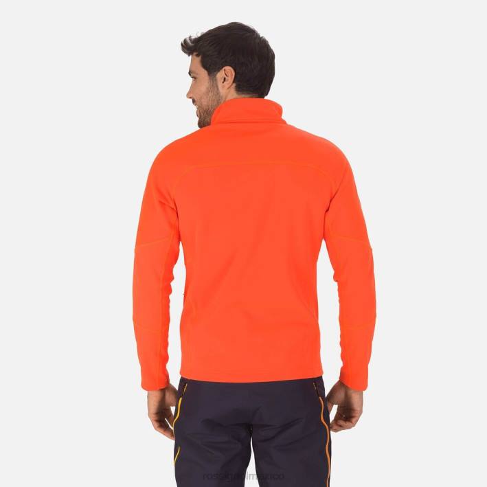 hombres Rossignol chaqueta polar hero clim HPXL71 tapas rojo neón