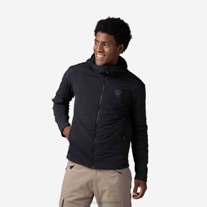 hombres Rossignol chaqueta con capucha opside HPXL205 tapas negro