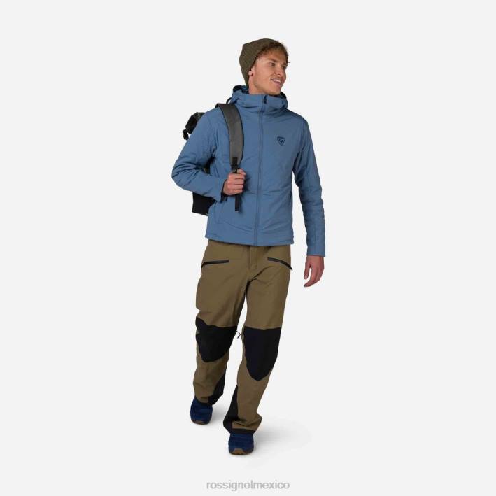 hombres Rossignol chaqueta con capucha opside HPXL282 tapas Azul marino