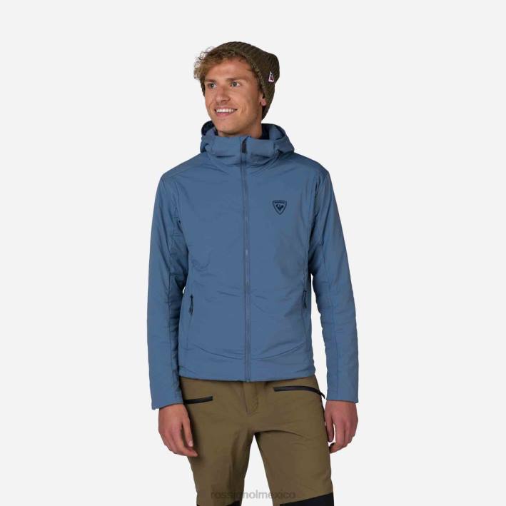 hombres Rossignol chaqueta con capucha opside HPXL282 tapas Azul marino