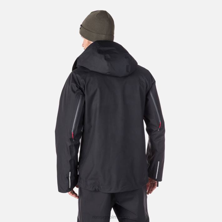 hombres Rossignol chaqueta de tres capas skpr HPXL529 tapas negro