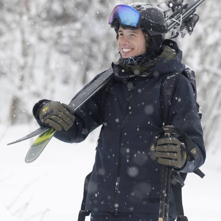 hombres Rossignol chaqueta de tres capas skpr HPXL529 tapas negro