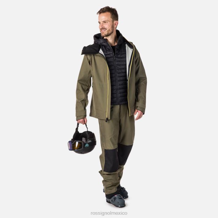 hombres Rossignol chaqueta de tres capas skpr HPXL539 tapas hoja de acino