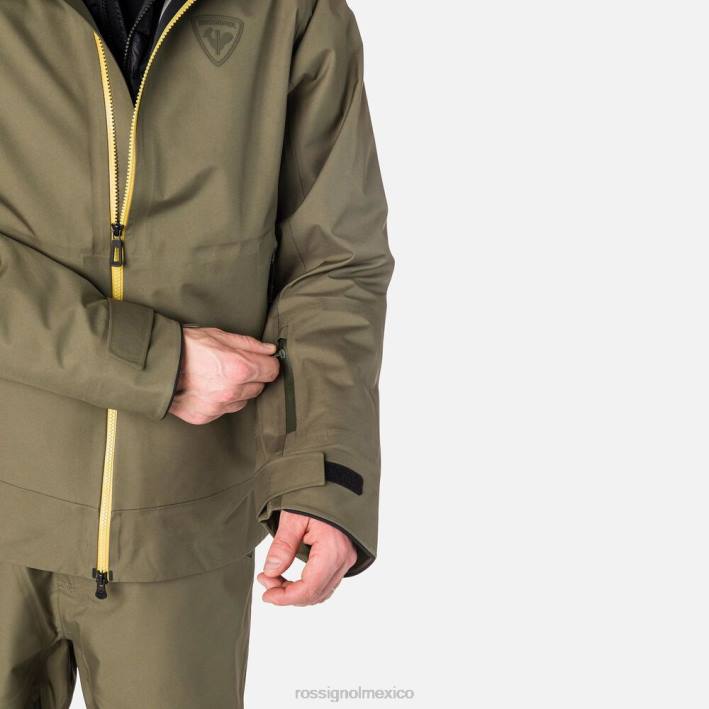 hombres Rossignol chaqueta de tres capas skpr HPXL539 tapas hoja de acino