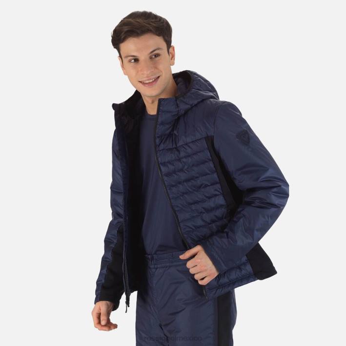 hombres Rossignol chaqueta ligera híbrida skpr HPXL284 tapas azul marino oscuro