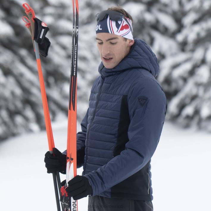hombres Rossignol chaqueta ligera híbrida skpr HPXL284 tapas azul marino oscuro