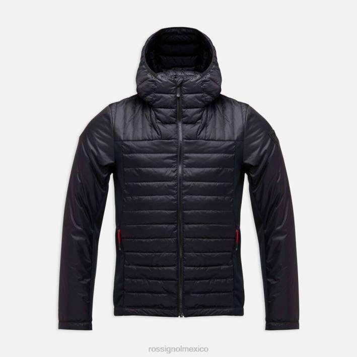 hombres Rossignol chaqueta ligera híbrida skpr HPXL342 tapas negro