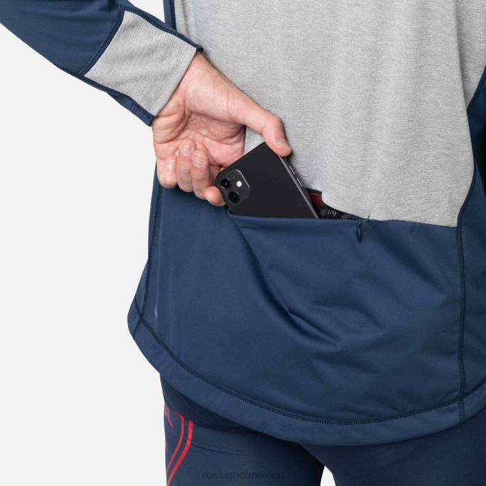 hombres Rossignol chaqueta para suite HPXL553 tapas azul marino oscuro