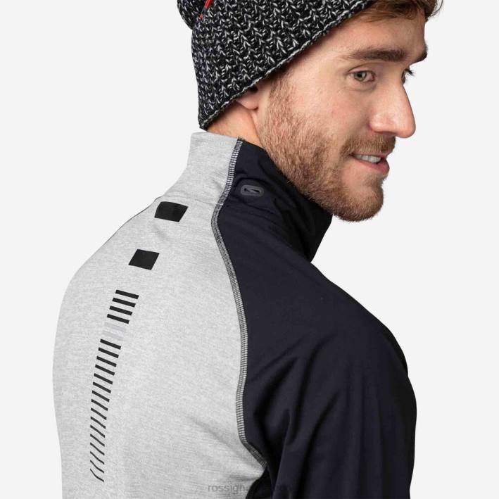 hombres Rossignol chaqueta para suite HPXL558 tapas negro
