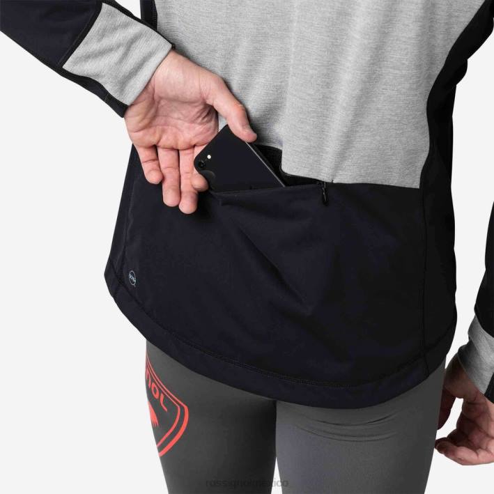 hombres Rossignol chaqueta para suite HPXL558 tapas negro