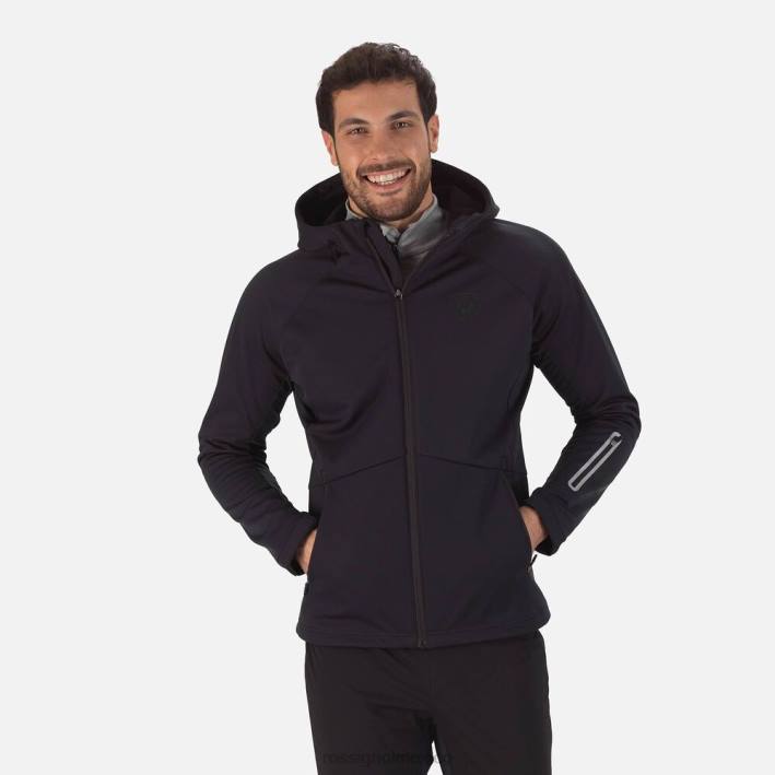 hombres Rossignol chaqueta softshell HPXL292 tapas negro