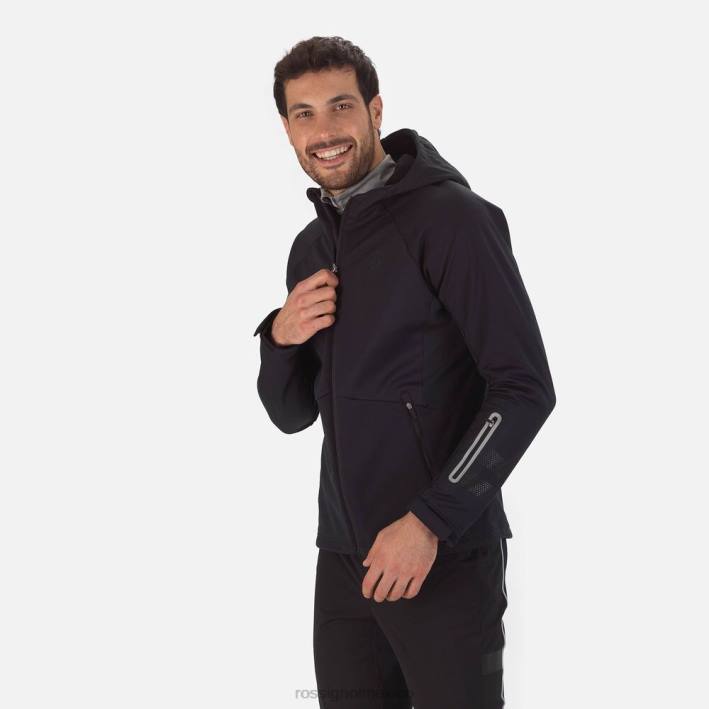hombres Rossignol chaqueta softshell HPXL292 tapas negro
