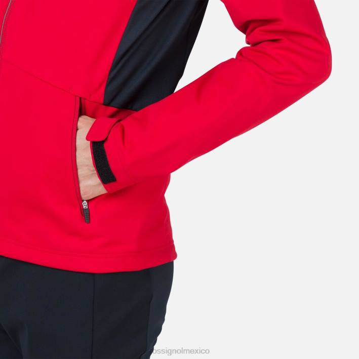 hombres Rossignol chaqueta suave HPXL423 tapas deportivorojo