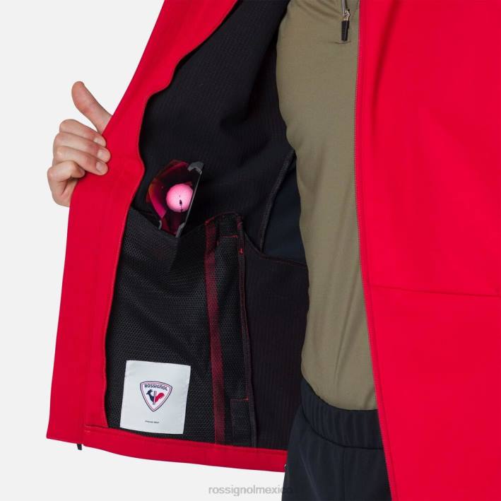 hombres Rossignol chaqueta suave HPXL423 tapas deportivorojo