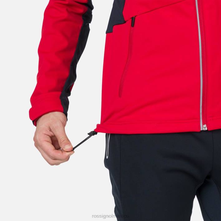 hombres Rossignol chaqueta suave HPXL423 tapas deportivorojo