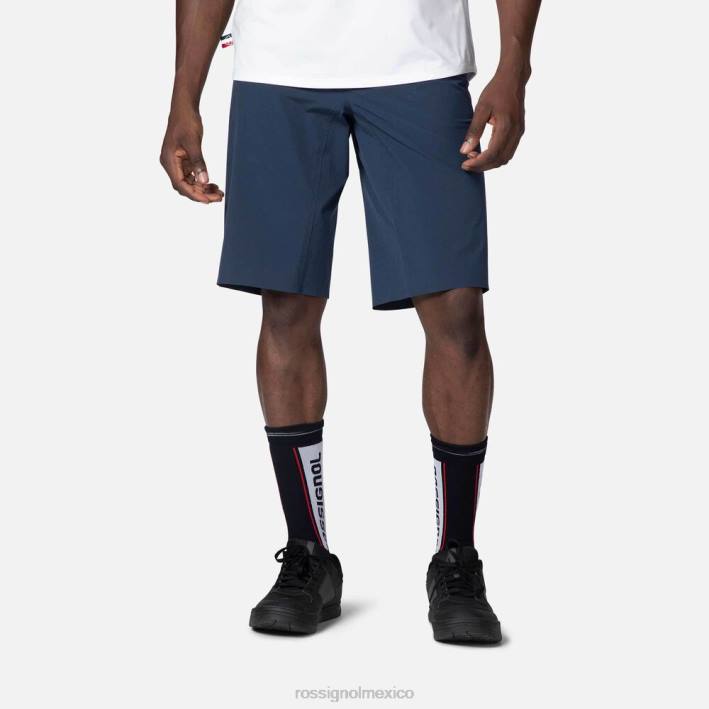 hombres Rossignol pantalones cortos de bicicleta de montaña HPXL357 fondos azul marino oscuro