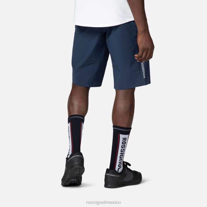 hombres Rossignol pantalones cortos de bicicleta de montaña HPXL357 fondos azul marino oscuro