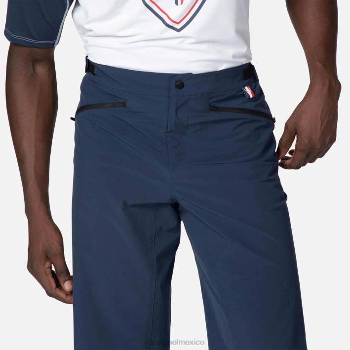 hombres Rossignol pantalones cortos de bicicleta de montaña HPXL357 fondos azul marino oscuro