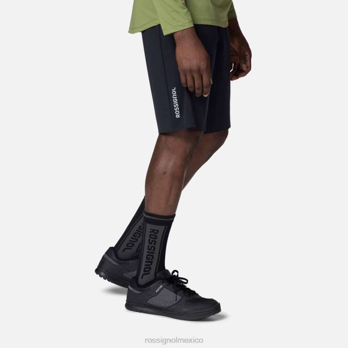 hombres Rossignol pantalones cortos de bicicleta de montaña HPXL454 fondos negro