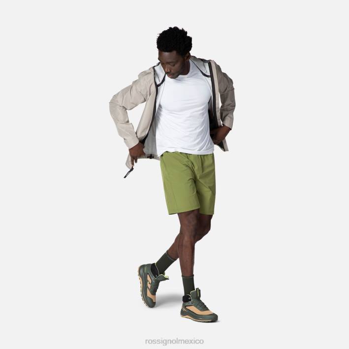 hombres Rossignol pantalones cortos ligeros HPXL172 fondos verde ébano