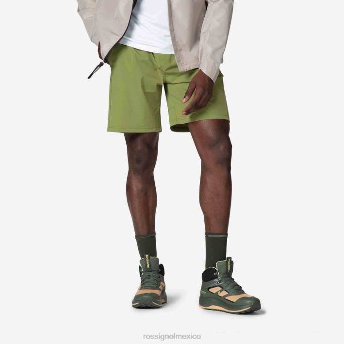 hombres Rossignol pantalones cortos ligeros HPXL172 fondos verde ébano
