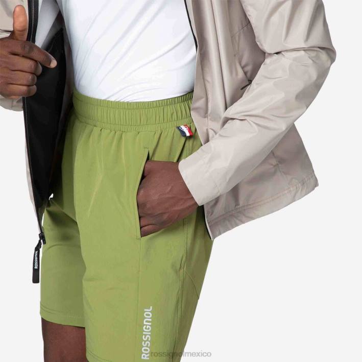 hombres Rossignol pantalones cortos ligeros HPXL172 fondos verde ébano