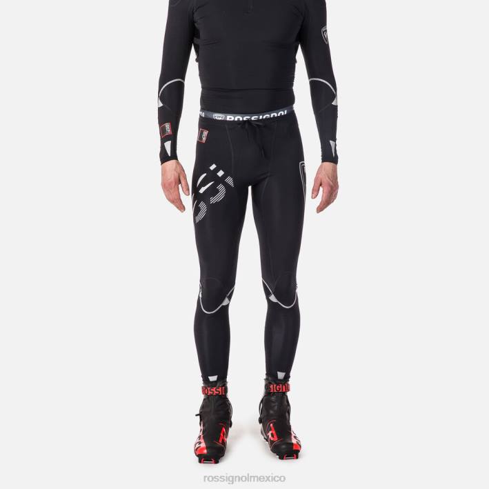 hombres Rossignol mallas de carrera de compresión infini HPXL242 fondos negro