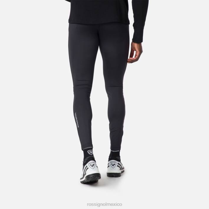 hombres Rossignol mallas para correr ligeras y transpirables HPXL446 fondos negro