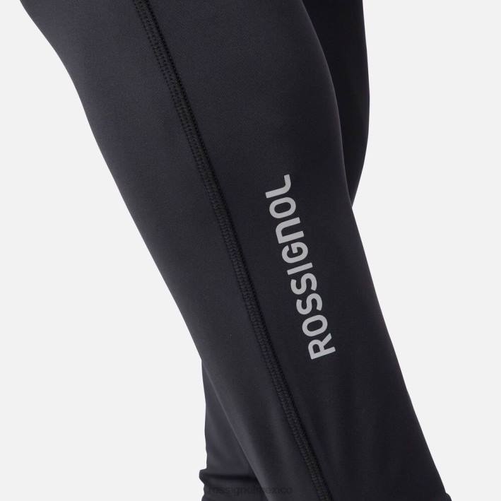 hombres Rossignol mallas para correr ligeras y transpirables HPXL446 fondos negro